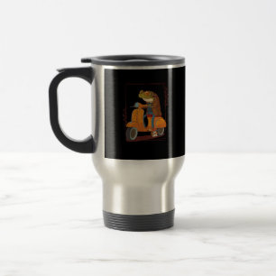 Caneca Térmica Trotinete de Sapo Cogumelo Academia Goblincore