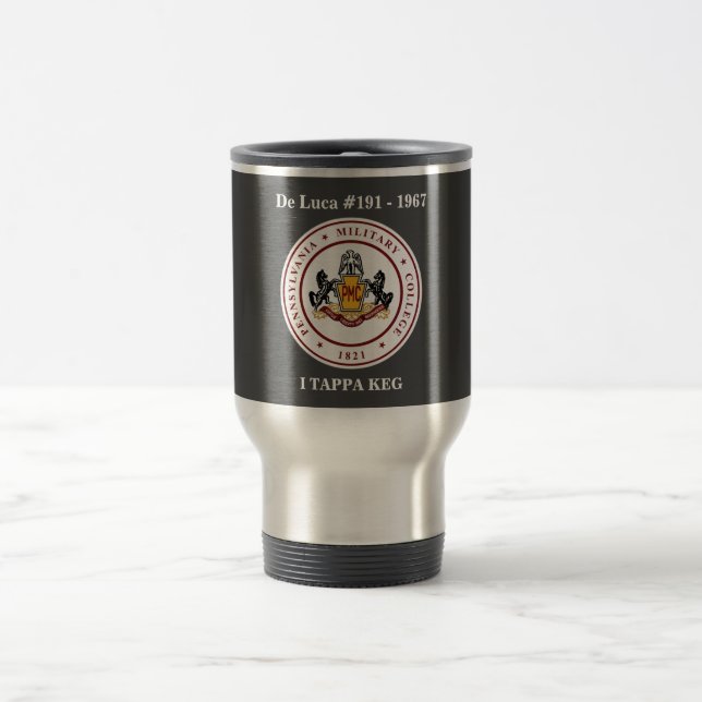 Caneca Térmica + TRVL MUG PERSONALIZADO - whit/blk - Camo Stainle (Centro)