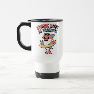 Caneca Térmica Tubarão Bebê em Treinamento | Crianças