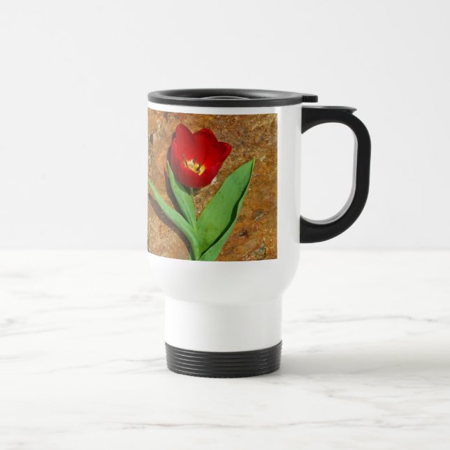 Caneca Térmica Tulipa Amarela e Vermelha (Direita)