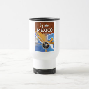 Caneca Térmica Tulum, poster de viagens de México