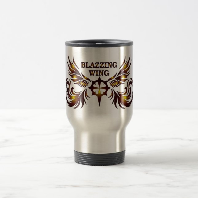 Caneca Térmica Tumbler de Asa Flamejante (Centro)