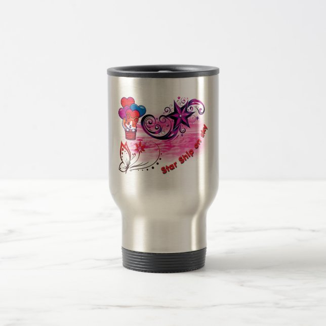 Caneca Térmica Tumbler de navio estrelado (Centro)