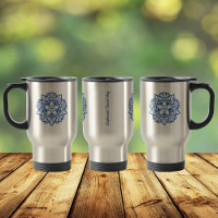 Tumbler de Nome Personalizado da Arte de Mandala A