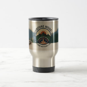 Caneca Térmica Tumbler de Viagem de Aventura – Montanha de Aço In