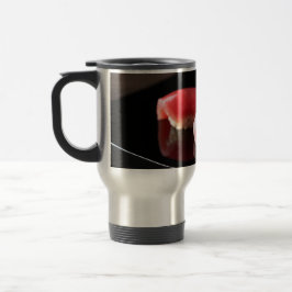 Caneca Térmica Tuna Trio – Refined Sushi Reflection Travel Mug