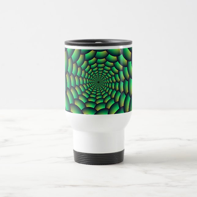 Caneca Térmica Túnel espiral de Bola Verde (Centro)