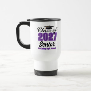 Caneca Térmica Turma Violeta de 2027 Alta Personalizada Ensino Mé