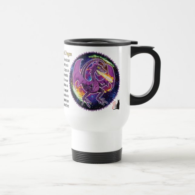 Caneca Térmica Turmalina Dragão Cósmico (Direita)
