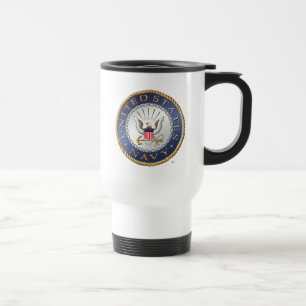 Caneca Térmica U.S. Viagem do marinho/caneca da viagem ao