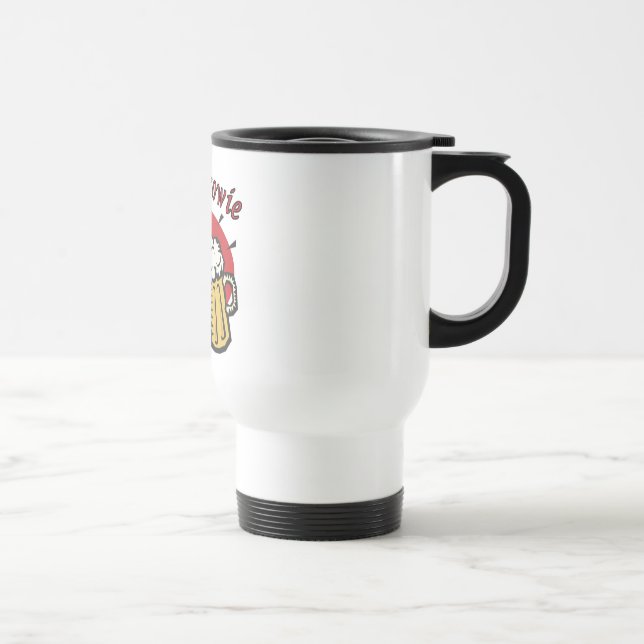 Caneca Térmica Um Brinde Zdrowie Com Perucas De Cerveja (Direita)