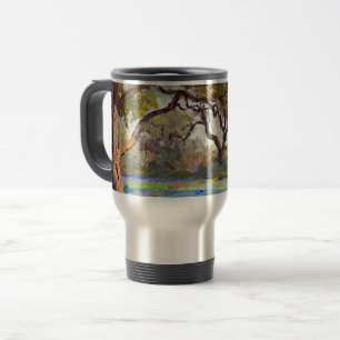 Caneca Térmica Um Campo de Bluebonnets em Alamo Heights,