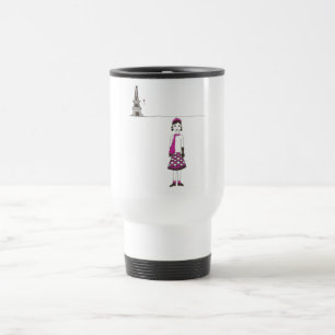 Caneca Térmica Um dia em Paris France