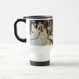 Caneca Térmica Um moinho de vento em Zaandam Claude Monet