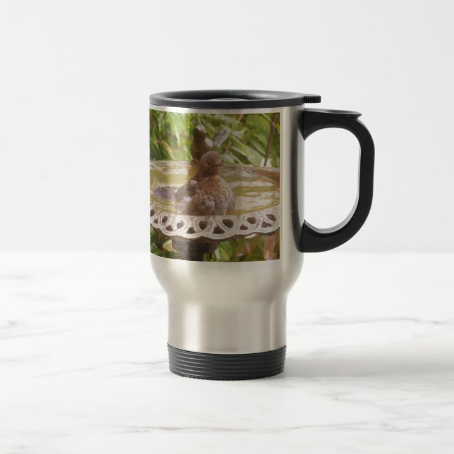 Caneca Térmica Um Pássaro Na Banheira (Direita)