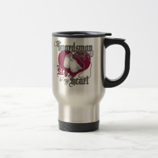Caneca Térmica Uma guarda guardara a chave a meu coração