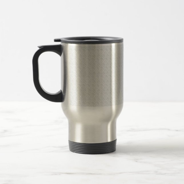 Caneca Térmica Uma superfície completamente branca e sem recursos (Esquerda)