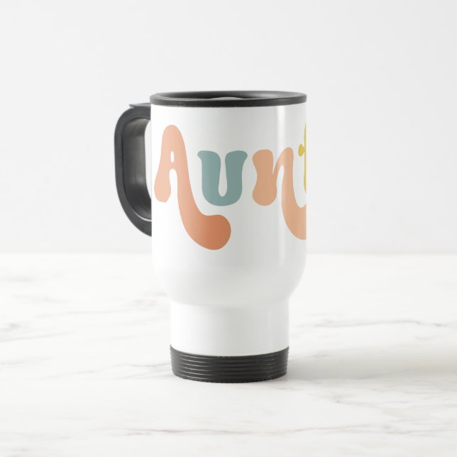 Caneca Térmica Unidade Personalizada De Groovy Estabelecida | Pre (Frente Esquerda)