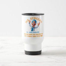 Caneca Térmica Unique Cartoon Surgeon Design for Healthcare Worke