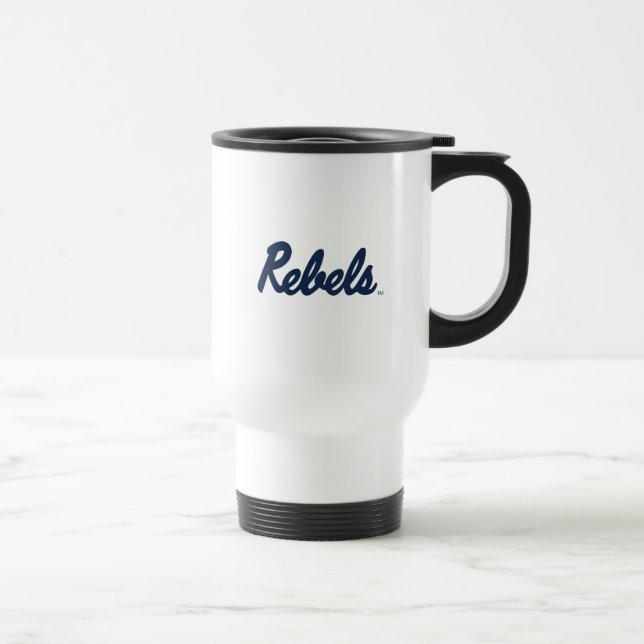 Caneca Térmica Universidade do Mississippi | Script Rebels (Direita)