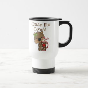 Caneca Térmica Urso da menina louco para o cacau