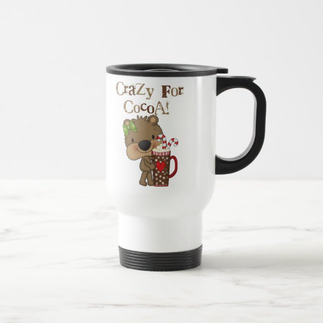 Caneca Térmica Urso da menina louco para o cacau (Direita)