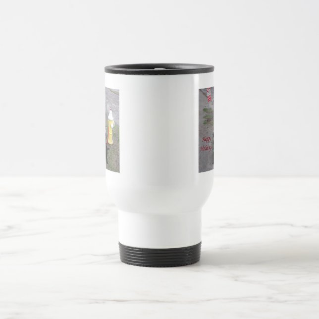 Caneca Térmica Urso - Feliz Feriado (Centro)