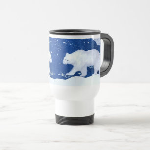 Caneca Térmica Urso Polar "Arte por Crianças"