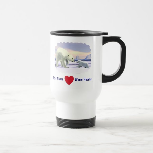 Caneca Térmica Urso Polar - Melhor Nariz Da Mãe (Direita)
