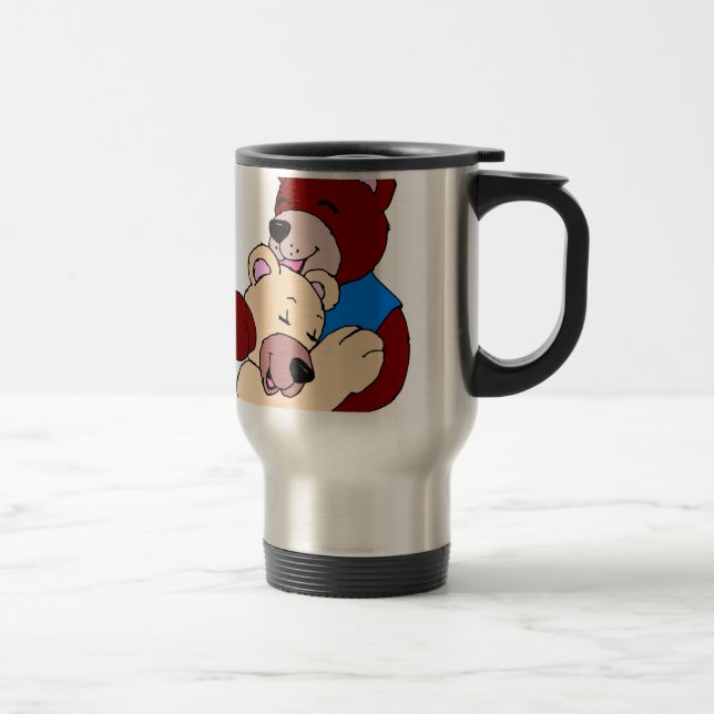 Caneca Térmica Ursos Fofos (Direita)