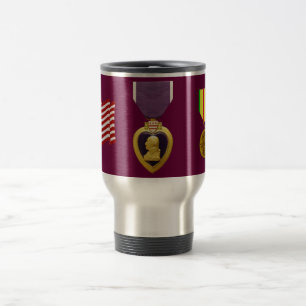 Caneca Térmica US Purple Heart Vietnam Medal Mug
