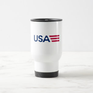 Caneca Térmica USA Estrelas e Listras