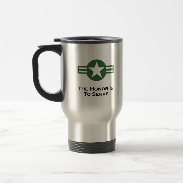 Caneca Térmica USA The Honor Green (Esquerda)