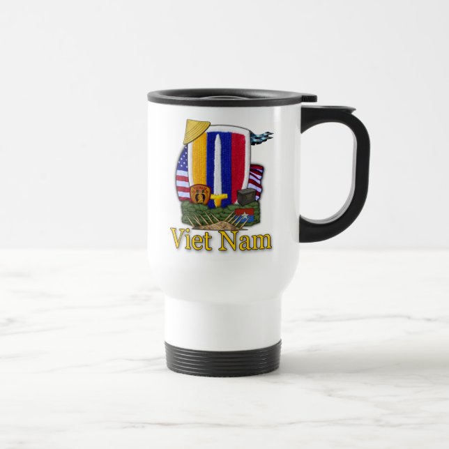 Caneca Térmica usarv vietnam war patch veteranos vets mug (Direita)