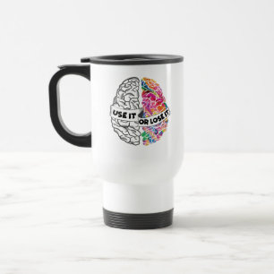 Caneca Térmica Use Ou Perder - Cérebro Engraçado