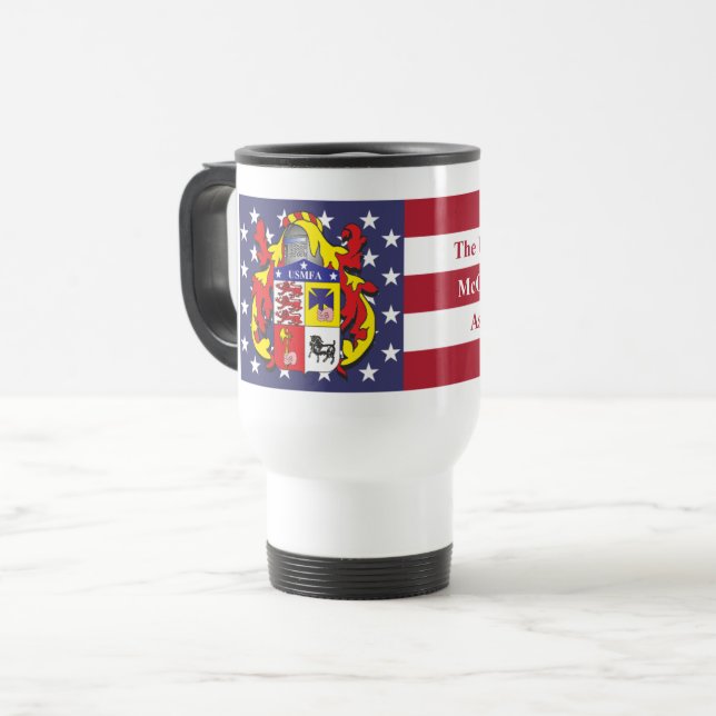 Caneca Térmica USMFA Travel Mug (Frente Esquerda)