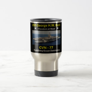 Caneca Térmica USS George H.W. Bush (CVN-77)