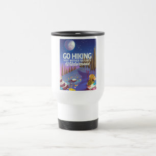 Caneca Térmica Vá fazer trilha! (Edição Noturna)