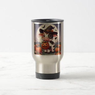 Caneca Térmica Vaca-bruxa-bruxa-do-Halloween