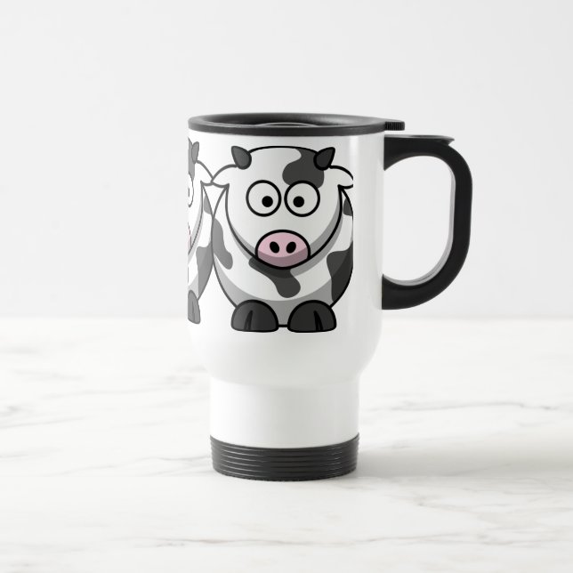 Caneca Térmica Vaca Engraçada (Direita)