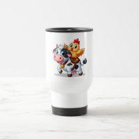 vaca/galinha de desenho animado