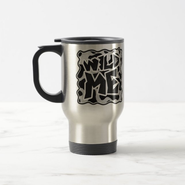 Caneca Térmica Vaca Preta e Branca Selvagem (Esquerda)