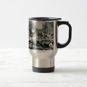 Caneca Térmica vacas da raça Holstein, vacas da raça fresian