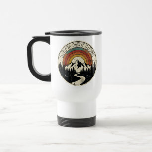 Caneca Térmica Vamos Perder Aventura Retro Montanha Outdoor