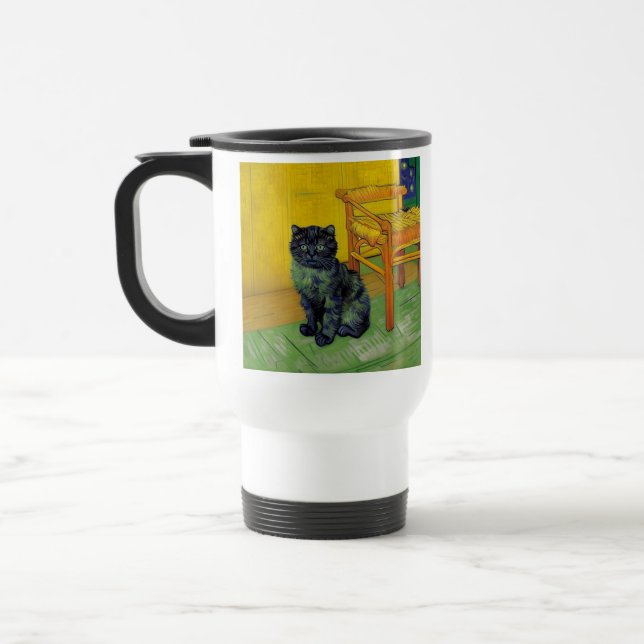 Caneca Térmica Van Gogh Black Cat (Esquerda)