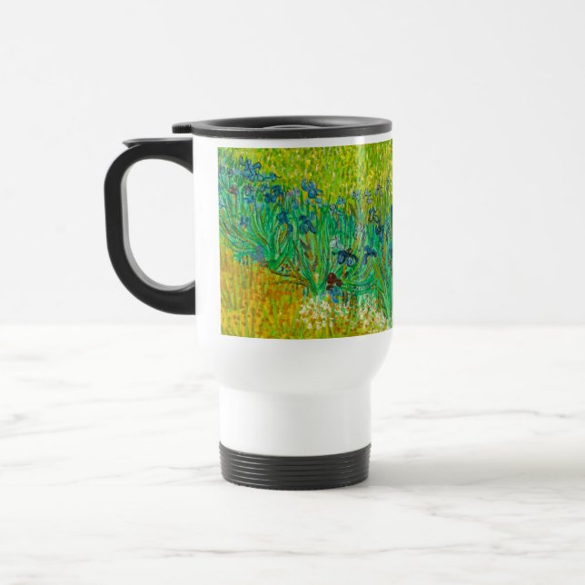 Caneca Térmica Van Gogh Field com Irrises Perto de Arles (Esquerda)