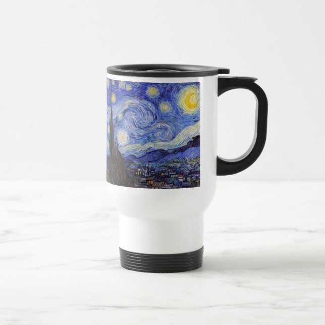 Caneca Térmica Van Gogh , “Starry Night” (Direita)