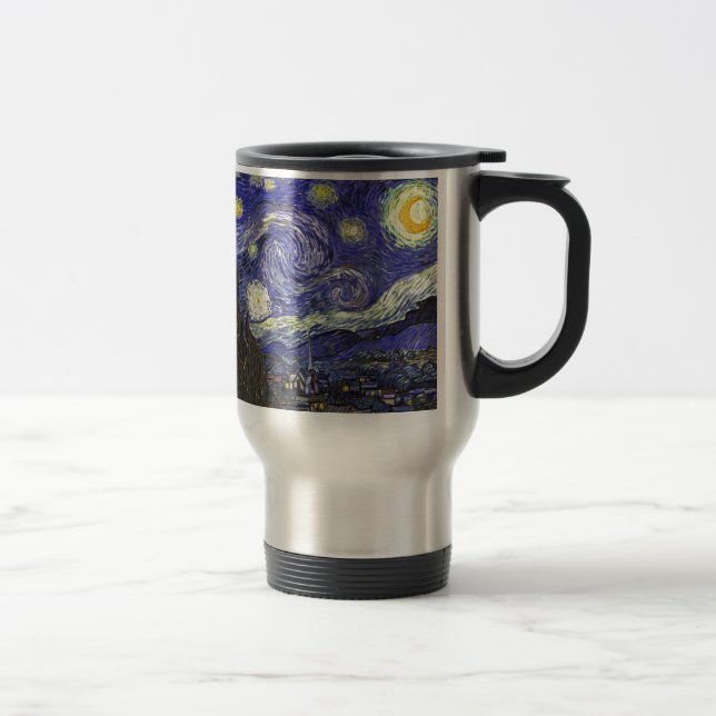 Caneca Térmica Van Gogh Starry Night (Direita)