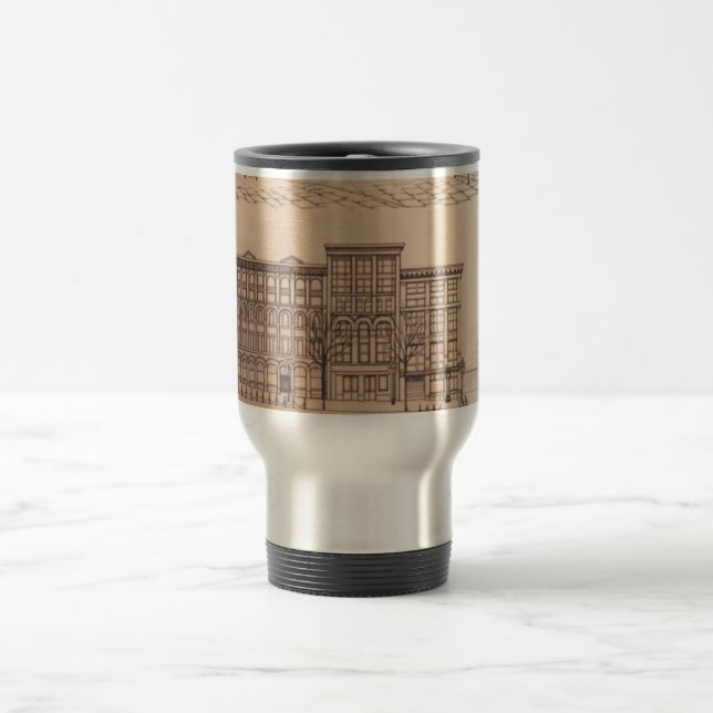 Caneca Térmica Vancouver BC Canadá Copos de café (Centro)