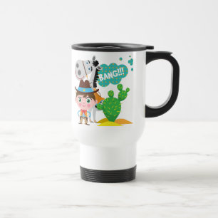 Caneca Térmica Vaqueiro e cavalo